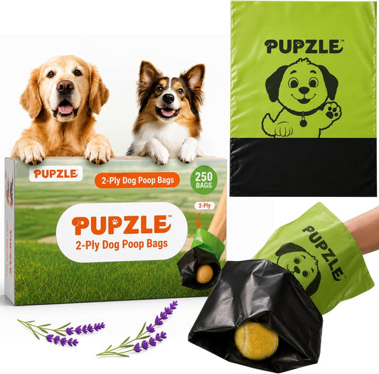 2-Ply Poop Bags For Dogs, Multi-layered Hand Protection, Thick Dog Poop Bags