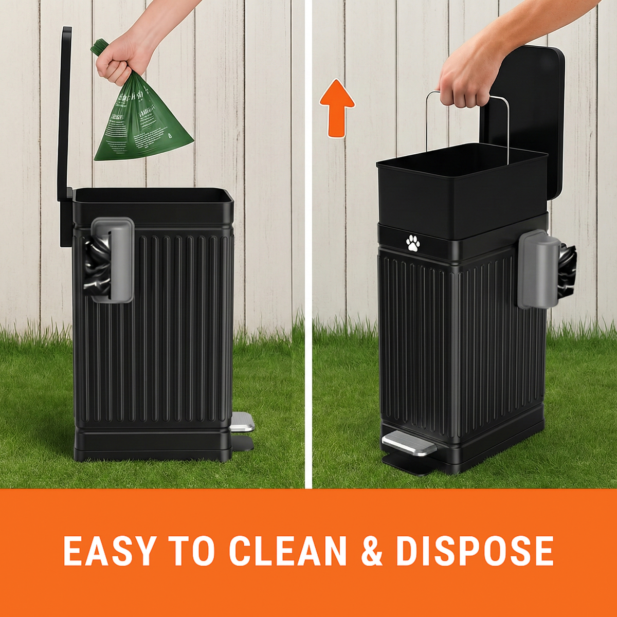 Pupzle Large Container for Dog Poop | Dog Poop Container