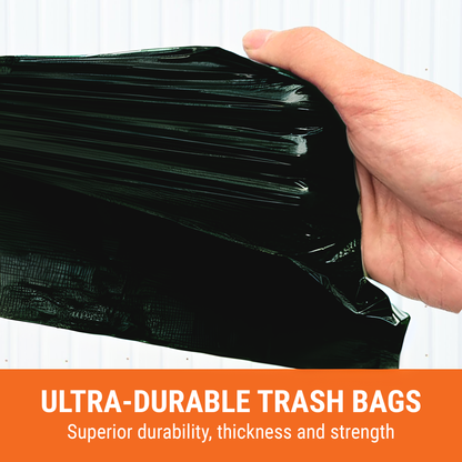 Pupzle Dog Poop Bin Liners, 3.2 Gal Trash Can Liners for Large Slim Trash Can, Durable and Leakproof, 30 Bags