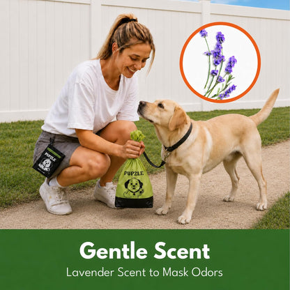 2-Ply Poop Bags For Dogs, Multi-layered Hand Protection, Thick Dog Poop Bags